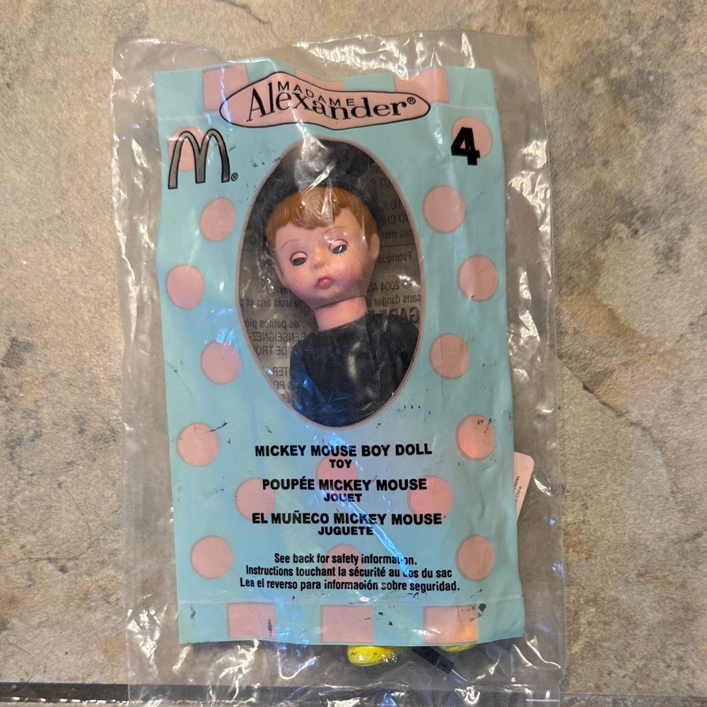 Madame Alexander Mickey Mouse Boy Doll with Black Outfit